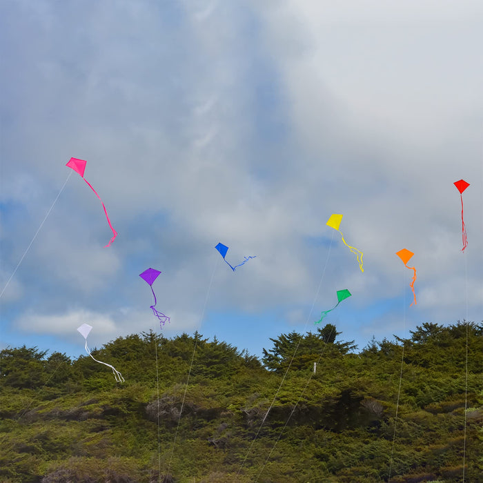 30" Solid Diamond Kite - Yellow
