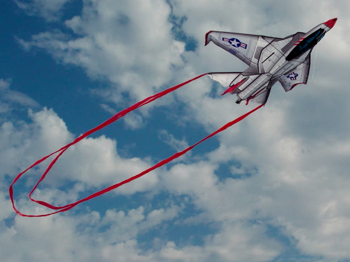 57" Ultra SuperSize Airplane Kite - F-14 Fighter Jet