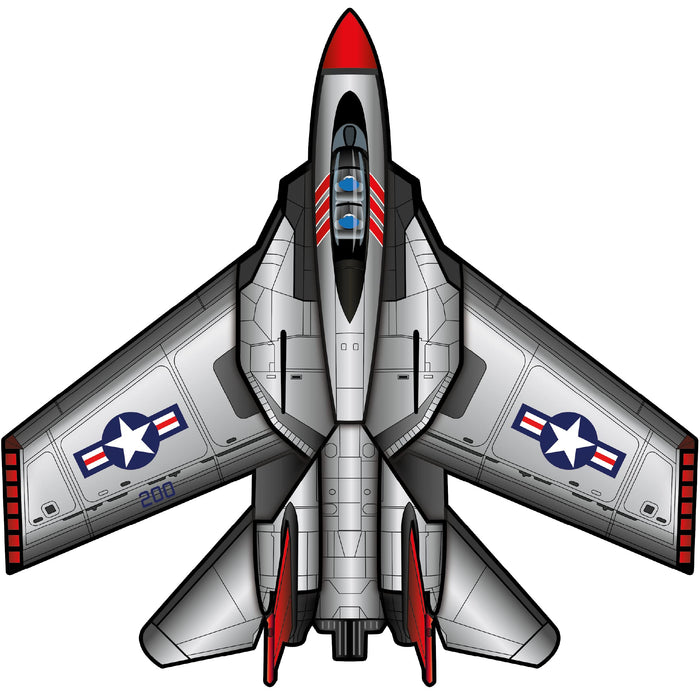 57" Ultra SuperSize Airplane Kite - F-14 Fighter Jet