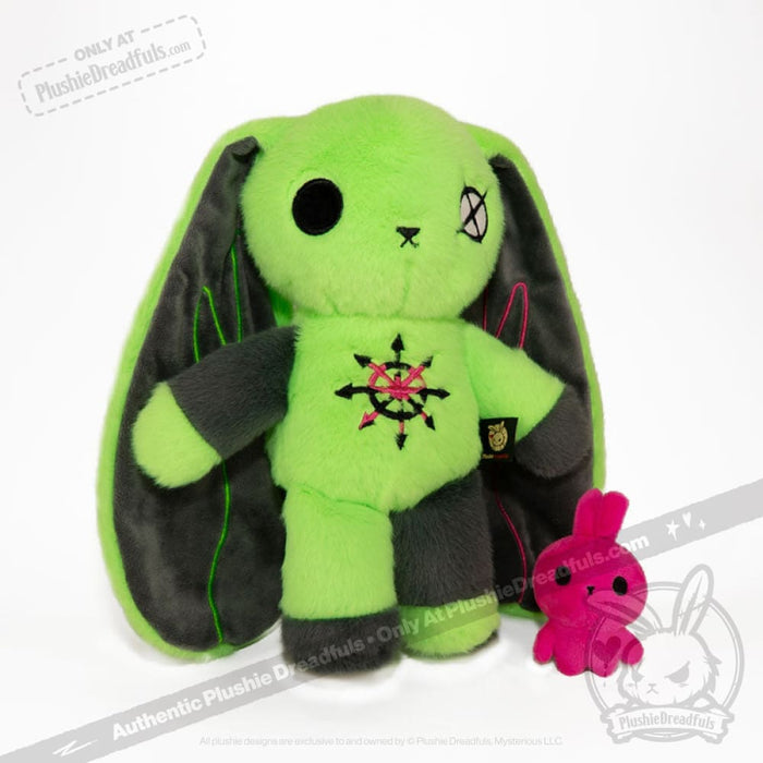 Plushie Dreadfuls - ADHD Rabbit Extra Chaos Edition- Plush Stuffed Animal plush