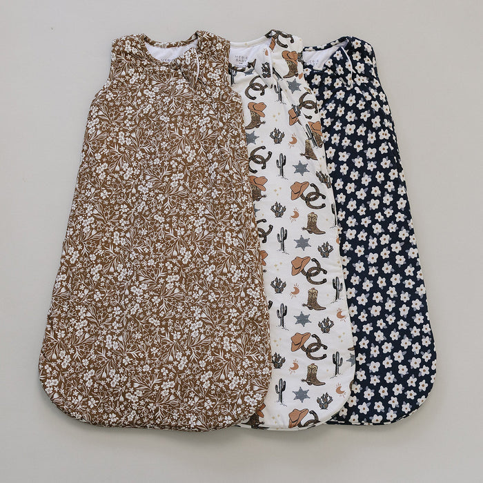 Brown Floral Sleep Sack