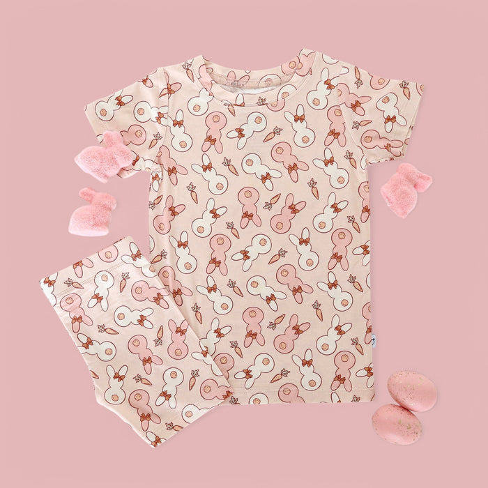 BUNNIES AND BOWS DREAM SHORT SET