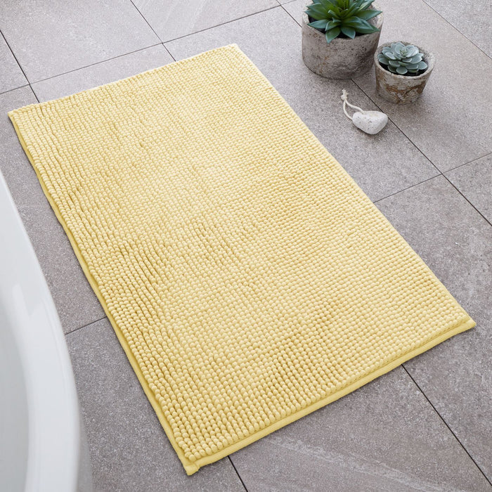 catherine-lansfield-bobble-yellow-bath-mat