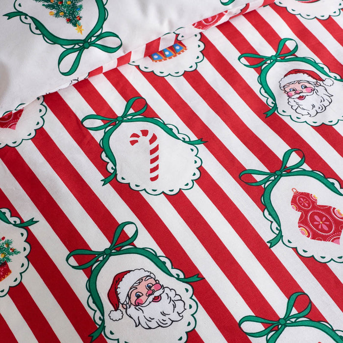 catherine-lansfield-christmas-vintage-striped-reversible-cotton-bedding-duvet-cover-set-red