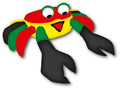 Large 3M Billy the Bouncing Crab - Rasta