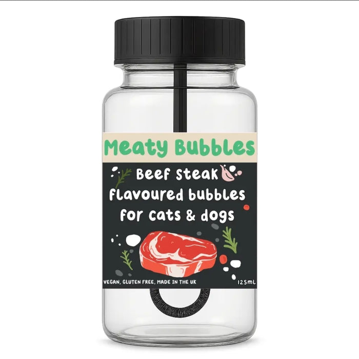 Meaty Bubbles Beef Steak Dog Bubbles