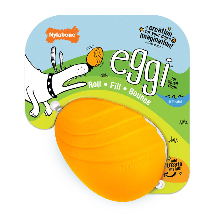 Nylabone Creative Play Eggi Dog Treat Toy