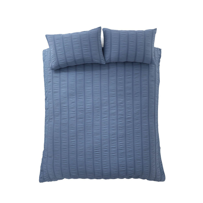 pineapple-elephant-waffle-seersucker-bedding-duvet-cover-set-blue