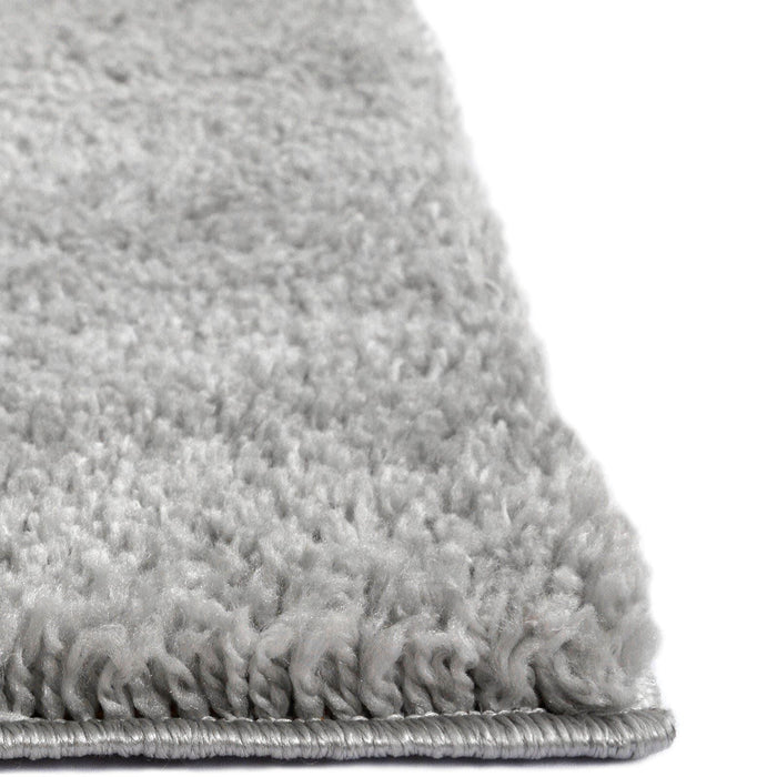 Snug Grey Plain Rug