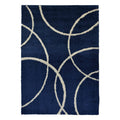 Snug Navy Bubbles Rug