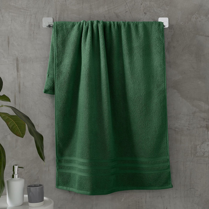 Zero Twist Dark Green Bath Sheet